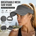 thumbnail image 5 of SAWOBUUN Sun Visor Hat Mesh Breathable Outdoor Sport Cap Adjustable Lightweight Golf Tennis Baseball Cap for Women Men, 5 of 5