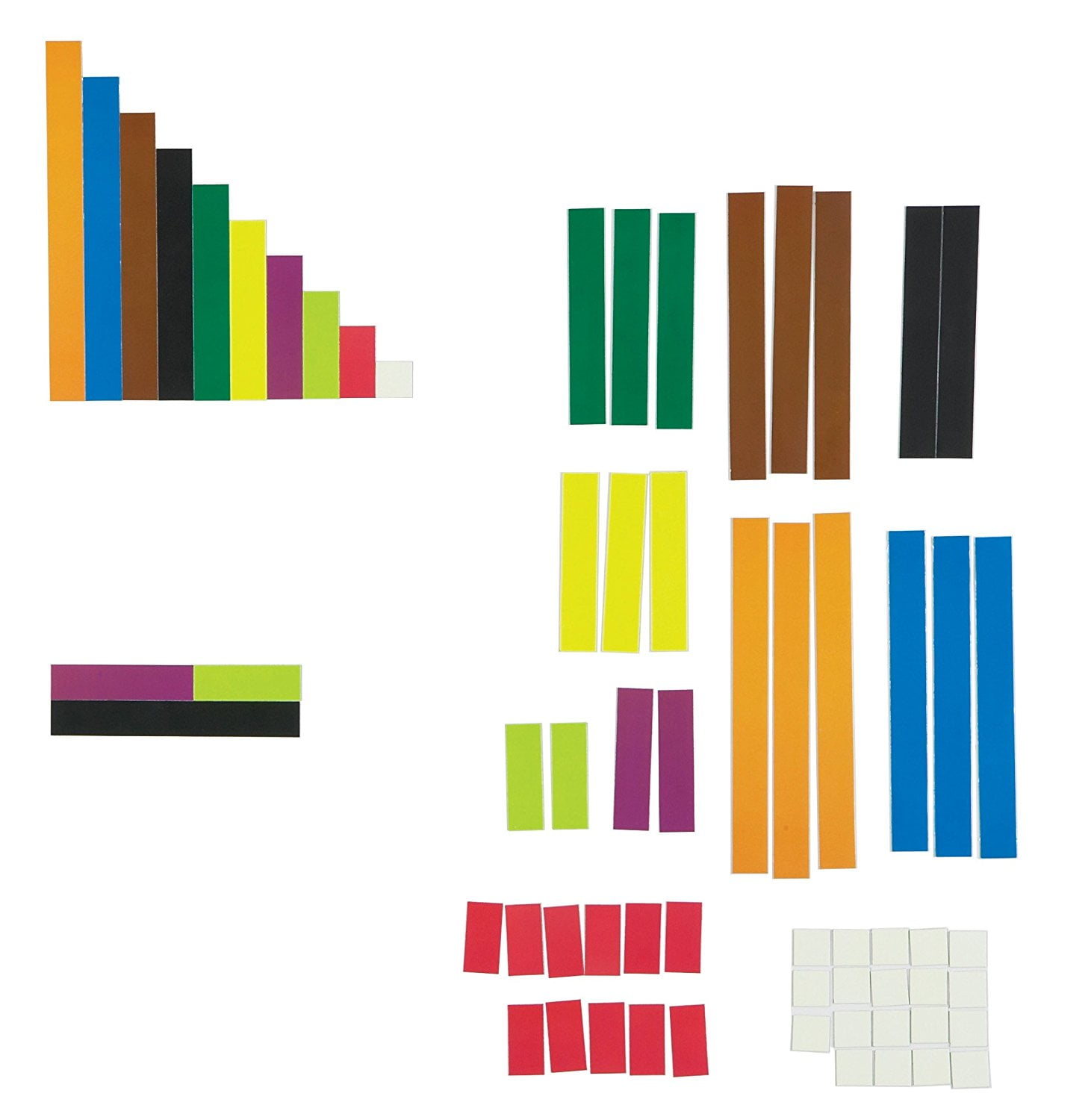 Learning Resources Cuisenaire Rods, 64 Pieces, Ages 3+ BrickSeek
