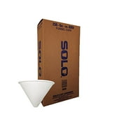 SOLO Bare 6SRX-2050 Eco-Forward Treated Paper Funnel 6oz. 250ct. - Medical Dental Funnel Cup