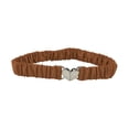 thumbnail image 1 of Elegante cinturón de cintura para mujer con hebilla en forma de corazón, accesorio elástico para vestidos. Camello, 1 of 9