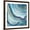 Brown Frame, variant on Art.com Abstract Background, Fake Stone Texture, Agate with Blue and Gold Veins, Painted Artificial Marbled Stretched Canvas Print Wall Art, 30" x 30"