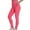 r-184Pink29, variant on Nafuu Women Yoga Pants High Waist Pocketed For Fitness Solid Color Workout Tights Breathable Vacation Stretch Pants For Yoga