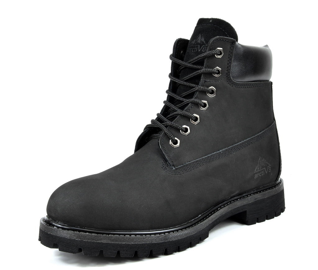 ARCTIV8 Men's Classic Premium Ankle Boots Full-Grain Leather Rubber ...