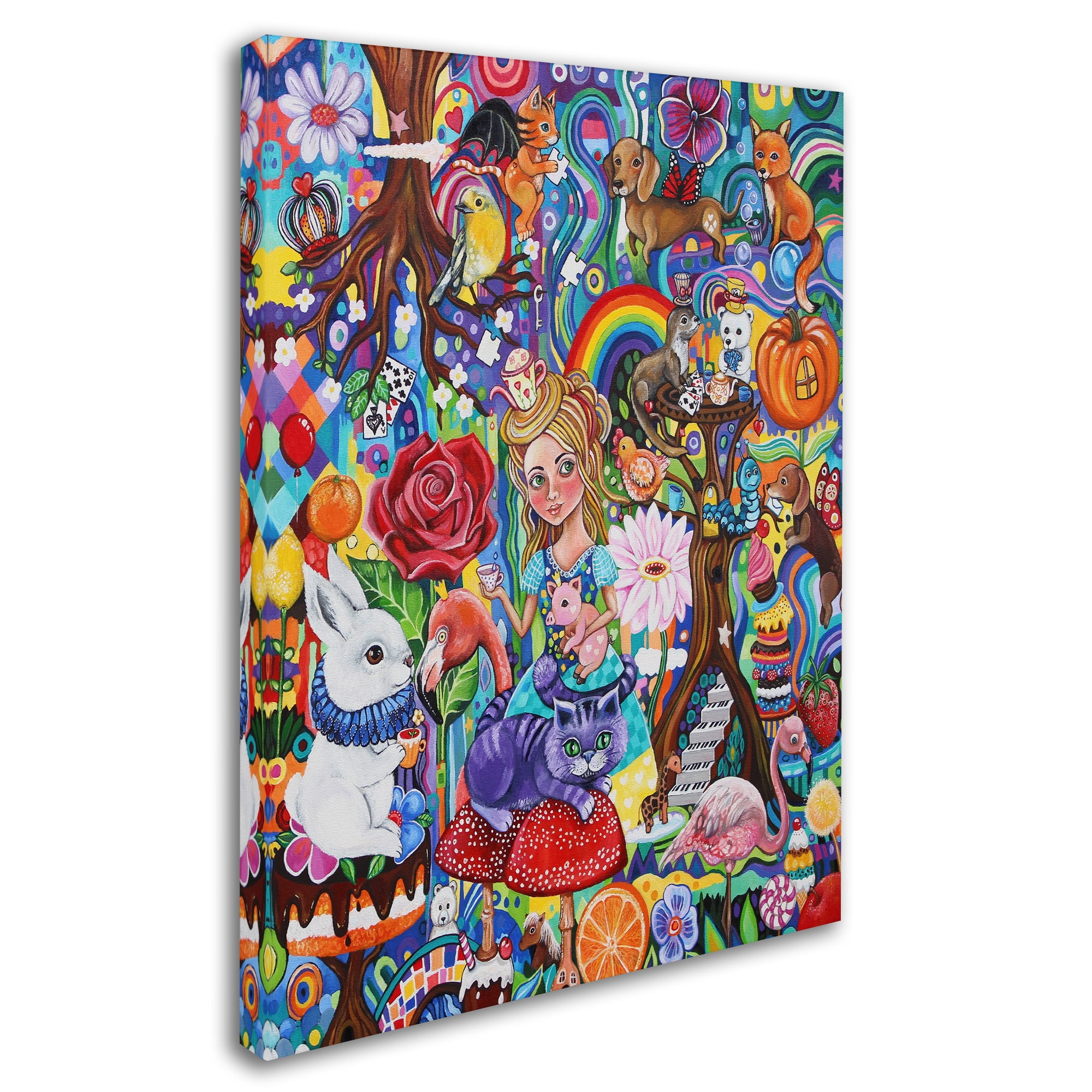 Trademark Fine Art 'Wonder World' Canvas Art by Lynda Bell