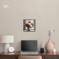 thumbnail image 3 of Window Wine Maroon Vase Canvas Floral Glam Art by Art Remedy, Black Frame, 12" x 12", 3 of 7
