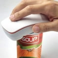 thumbnail image 3 of One Touch Automatic Electric Can Opener Hands-Free Kitchen Tool, Plastic, White, 3 of 4