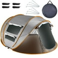 thumbnail image 7 of 5-8Person Waterproof Pop Up Tent w/ 4 Mosquito Net Windows  Hiking Climbing Auto Setup Camping Travel Tent, 7 of 7