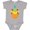 AC-Heather Grey, variant on Inktastic Giraffe Jungle Birthday Boys or Girls Baby Bodysuit