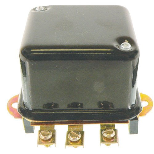 Voltage Regulator 12 Volt 4 Terminal Flat Mount, New, Delco Remy