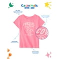 thumbnail image 6 of Garanimals Newborn, Baby & Toddler Girl Cotton Short-Sleeve Graphic T-Shirt, Sizes 0-6T, 6 of 8