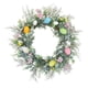 thumbnail image 3 of Corona de huevos de Pascua, corona de primavera, hojas , decoración de Pascua, guirnalda de puerta de Pascua de 17,7 pulgadas para vacaciones en, 3 of 8