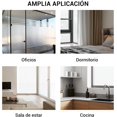 thumbnail image 3 of Película de Privacidad para Ventanas 40×1000 cm, Vinilo Esmerilado sin Adhesivo, Aislamiento Térmico y Protección UV, Removible y Reutilizable, Ideal para Baño y Oficina, 3 of 4