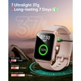 thumbnail image 2 of Fitpolo Montres Intelligentes pour Femmes Android et iPhone, Alexa Intégré [Écran HD 1,8 Pouces] Montre de Mise en Forme Étanche IP68 avec Appel Bluetooth (Répondre/faire), Moniteur de Fréquence Cardiaque/sommeil/SpO2,, 2 of 7