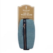 Oak and Reed Waistband, Blue Sparkle Linen/Rose Gold