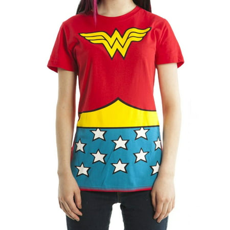 Wonder Woman DC Comics Suit Up Juniors Costume T-shirt