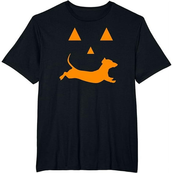 Halloween Pumpkin Dachshund Jack-o-lantern T-shirt Costume