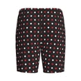 thumbnail image 4 of Picia Red and white polka dots Pajama Shorts for Men, Men's Pajama Bottoms, Sleepwear,Short Pajama Pants-Medium, 4 of 9