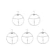 thumbnail image 1 of 5x Perchas para ropa interior, soporte decorativo, clavijas redondas creativas para armario, lencería para el hogar Pequeño, 1 of 8