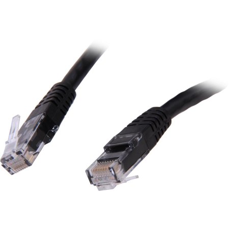 UPC: 0065030804110 | StarTech.com C6PATCH10BK Cat6 Ethernet Cable – 10 ft – Black – Patch Cable – Molded Cat6 Cable – Network Cable – Ethernet Cord – Cat 6 Cable – 10ft