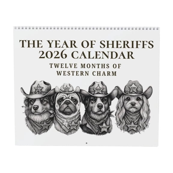 Dog Theme 2026 Wall Calendar Monthly Planner Yearly Annual Calendar for Family Teacher Indoor School Classroom Office Home Wall Organization Scheduling Planning Decors