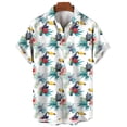 thumbnail image 3 of Camisas hawaianas para hombre 2024, camisetas de manga corta con estampados 3D de tucán, camisetas unisex de estilo hawaiano a la moda, 3 of 4