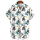 thumbnail image 4 of Camisas hawaianas para hombre 2024, camisetas de manga corta con estampados 3D de tucán, camisetas unisex de estilo hawaiano a la moda, 4 of 5