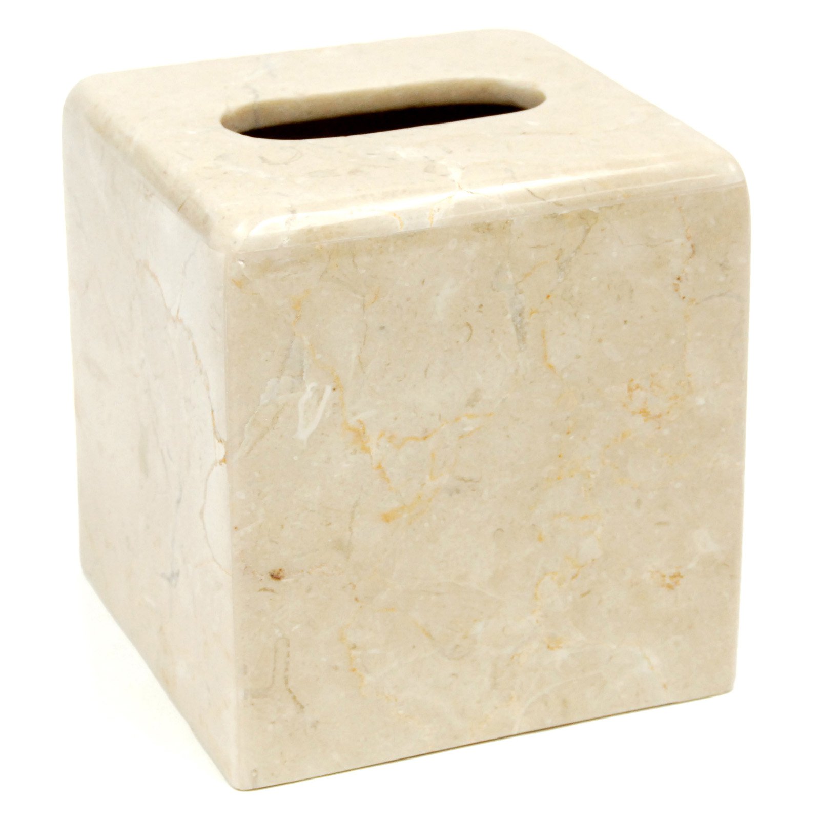 Creative Home Curvy Marble Tissue Box Holder