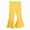 Yellow, variant on Baby Girls Flare Pants Toddler Ruffle Bell Bottoms Pants Trousers Infant Fall Winter Outfits 4-5 Years,Dark Purple XZNPDUCQ