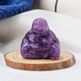 thumbnail image 1 of Adorno de Buda Sonriente Ganfancp Cristal Tallado Feng Shui, 1 of 5
