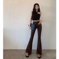 thumbnail image 3 of Pantalones vaqueros de estilo Y2K para mujer, Jeans sueltos de nicho con piernas anchas, informales, rectos, de cintura alta, Sexy, a la moda, 3 of 4