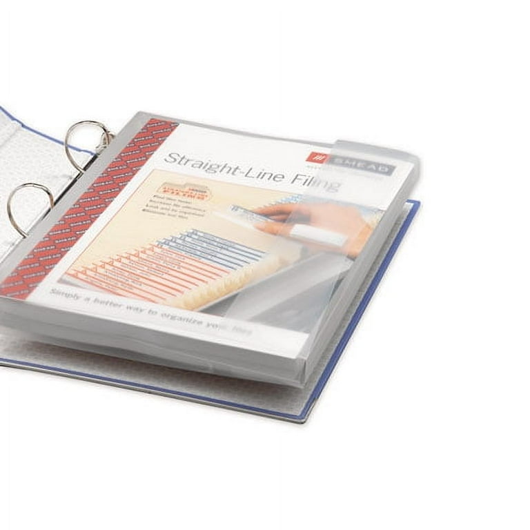 Poly Ring Binder Pockets, 9 x 11.5, Clear, 3/Pack Poly Ring Binder Pockets, 9 x 11.5, Clear, 3/Pack