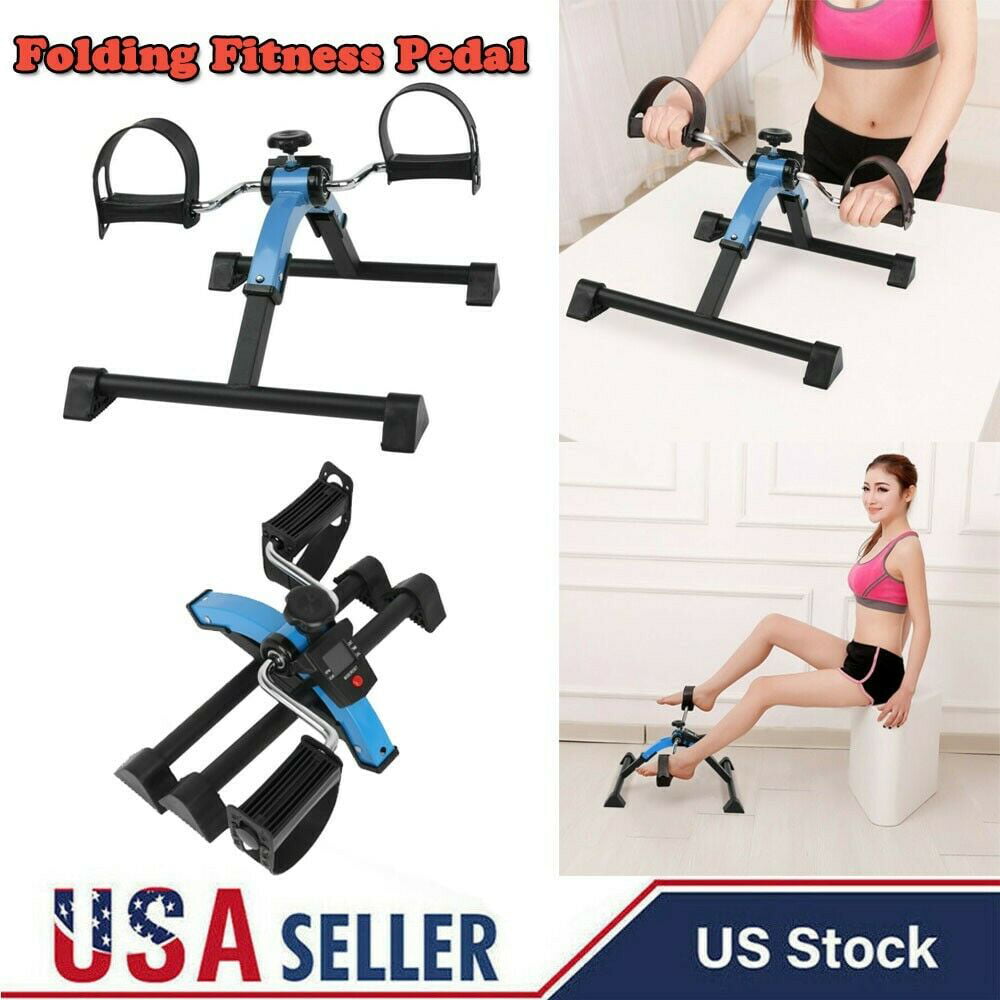 Details about   Mini Fitness Pedal Exerciser Bike Leg/Arm Exercise Cycle w/ LCD Display Home Gym 