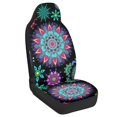 thumbnail image 2 of CHAQLIN Polyester Fabric Front Seat Cover for Automotive, Washable Waterproof Car Seat Covers, Mandala Art, 2 of 10