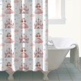thumbnail image 4 of Princess Castle Pattern Shower Curtain 72"x72" ,Bathroom Decorative Shower Curtains Set with 12 Hooks,Modern Waterproof Washable Shower Curtain, 4 of 6