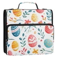 thumbnail image 5 of FORMRS Zipper Binder with Shoulder Strap 2-inch Ring 500 Sheet Capacity File Bag, Cute Easter Eggs, 5 of 5