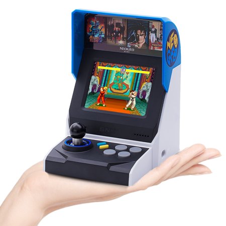 NEOGEO Mini Arcade International Version, 40 Pre-Loaded Classic NeoGeo Games KOF Metal Slug Samurai Shodown Etc, 40th Anniversary SNK Console