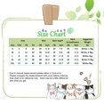 thumbnail image 7 of Cheers.US Dog Shirt with Cap Lace Cuffs Casual Wear Summer Pet Two-legged Clothes Puppy Costume, 7 of 7