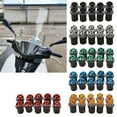 thumbnail image 6 of 10pcs M5x16mm Windscreen Bolts Nuts Aluminum Fastener Kit Motorbike Accessories Motorcycle Windshield Mounting Screw, 6 of 19