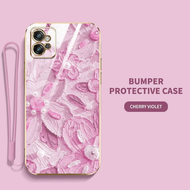 Funda Personalizada Motorola Moto E32 E22 G22 G32 G42 G52 G62 G82 5G Estilo De Pintura Al Óleo Creativa De Lujo De Alta Calidad De Silicona Resistente A Los Golpes Para Teléfono