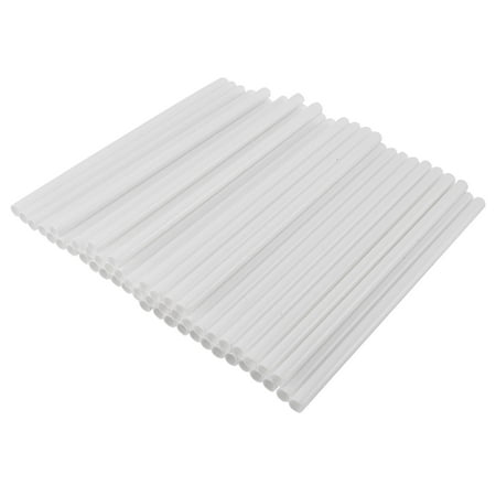 

50 Pieces Plastic White Cake Dowel Rods for Tiered Cake Construction and Stacking