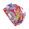 thumbnail image 6 of Unique Bargains 1 Pc Elastic Pleated Style Swimming Cap Red Blue, 6 of 6