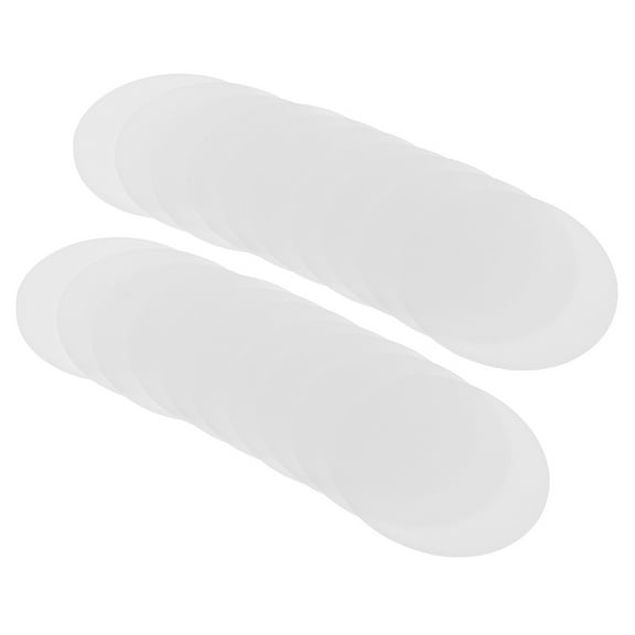 20-Pack White Lampshade Light Diffuser Plates, Anti-Glare Lighting Diffusion for Embedded Fixtures, Softens Brightness
