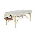 thumbnail image 2 of Master Massage Dignity & Luxury Microfiber Table Cover Set 2 Piece Set White - Machine Washable, 2 of 4