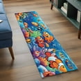 thumbnail image 4 of Ocean Coral Fish 2'x6' Runner Rug, Colorful Underwater World Seagrass Washable Non-Slip Area Rugs for Hallway Kitchen Floor Bedroom Entryway, Laundry Carpet Decoration Indoor Mat, 4 of 9