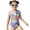 w93# Multicolour159, variant on Wuxian Girls Toddler One Piece Swimsuits Stylish Print Cross Strap Round Neck Cute Bow Sport Bodysuit Swimwear Summer Ruffles Fashionable Beach Cozy Bathing Suit,7-8 Years