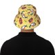 thumbnail image 5 of Balery Pineapples Sharks In Hawaiian Sombreros para el sol para hombre y mujer, sombrero de pescador con UPF 50+, 5 of 6