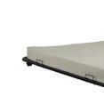 thumbnail image 2 of Contemporary Metal Twin Trundle with Caster Wheels, Black- Saltoro Sherpi, 2 of 5