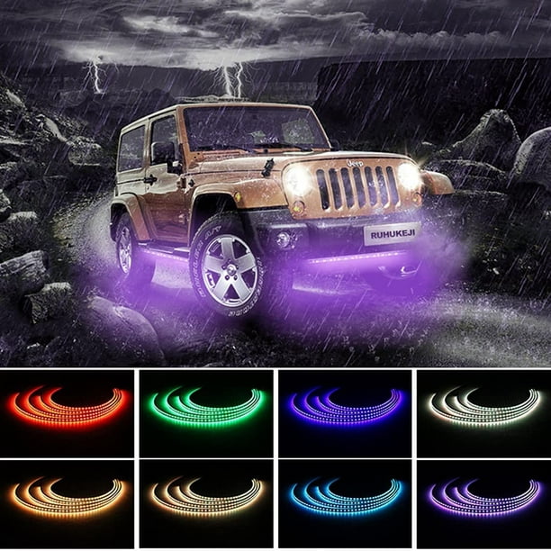 SAYDY Voiture LED Lights RGB Underglow Voiture Lights APP Control