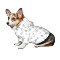 thumbnail image 6 of Uemuo Hand Drawn Turtle for Winter Dog Hoodie Sweatshirts with Pockets Warm Dog Clothes for Small Dogs Chihuahua-Small, 6 of 8