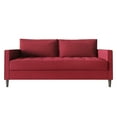 thumbnail image 3 of Castle Place Classic Linen Upholstered Sofa, Red, 3 of 7